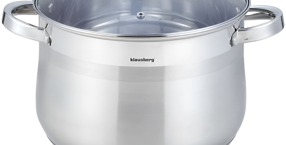 Garnek KLAUSBERG KB-7163 24 cm wysoka jakość stali nierdzewnej trwałość odporność na korozję solidna konstrukcja stal nierdzewna nie wchodzi w reakcje z żywnością zachowanie pełni smaku i wartości odżywczych pojemność 8,6 l średnica 24 cm do przygotowywania większych porcji uniwersalny rozmiar odpowiednia wielkość wygodne mieszanie składników swobodne gotowanie dla całej rodziny do wszystkich kuchenek elektryczne gazowe ceramiczne indukcyjne wszechstronność 