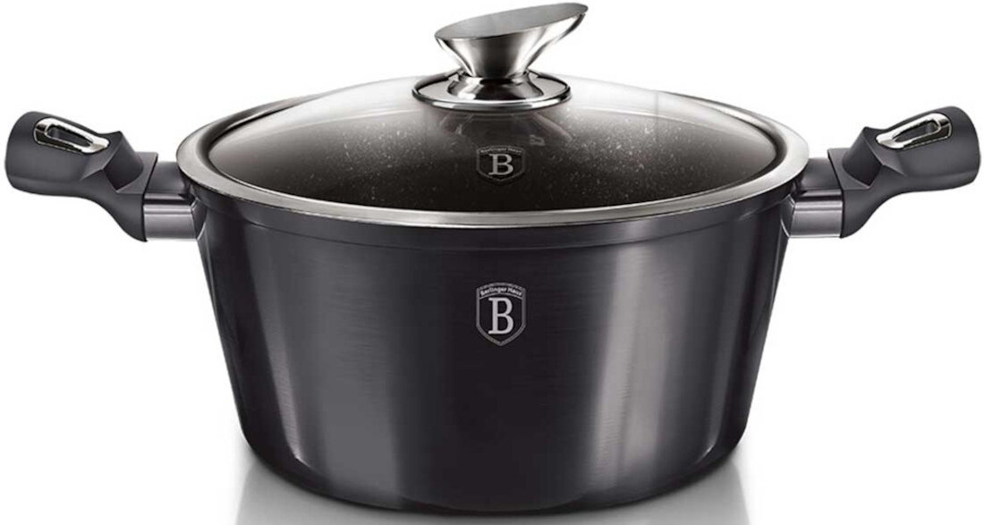 Zestaw garnkow BERLINGER HAUS Carbon Pro Edition BH-6887 (18 elementow)
