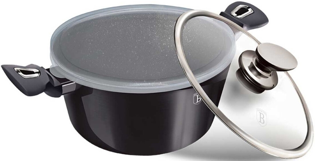 Zestaw garnkow BERLINGER HAUS Carbon Pro Edition BH-6887 (18 elementow)