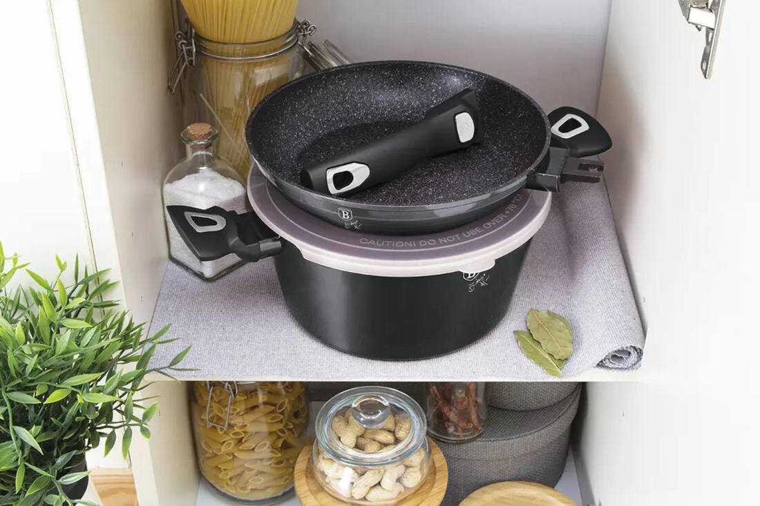 Zestaw garnkow BERLINGER HAUS Carbon Pro Collection BH-7052  (6 elementow)