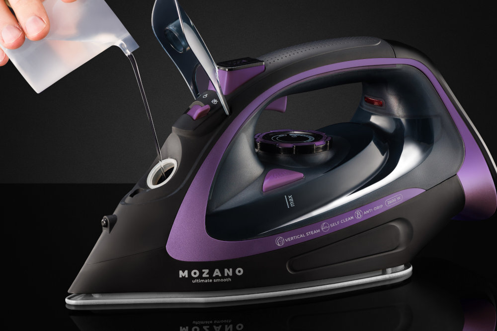 Zelazko bezprzewodowe MOZANO Ultimate Smooth Fioletowy temperatura