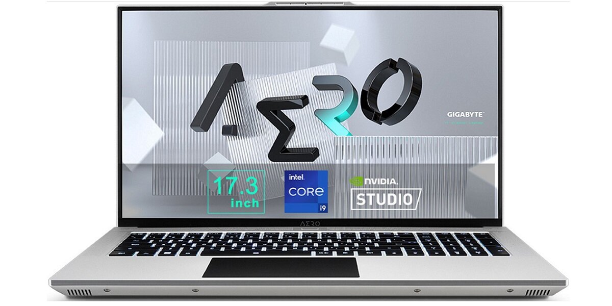 Laptop GIGABYTE Aero KE5-72EE734HP Smukły 17-calowy ekran