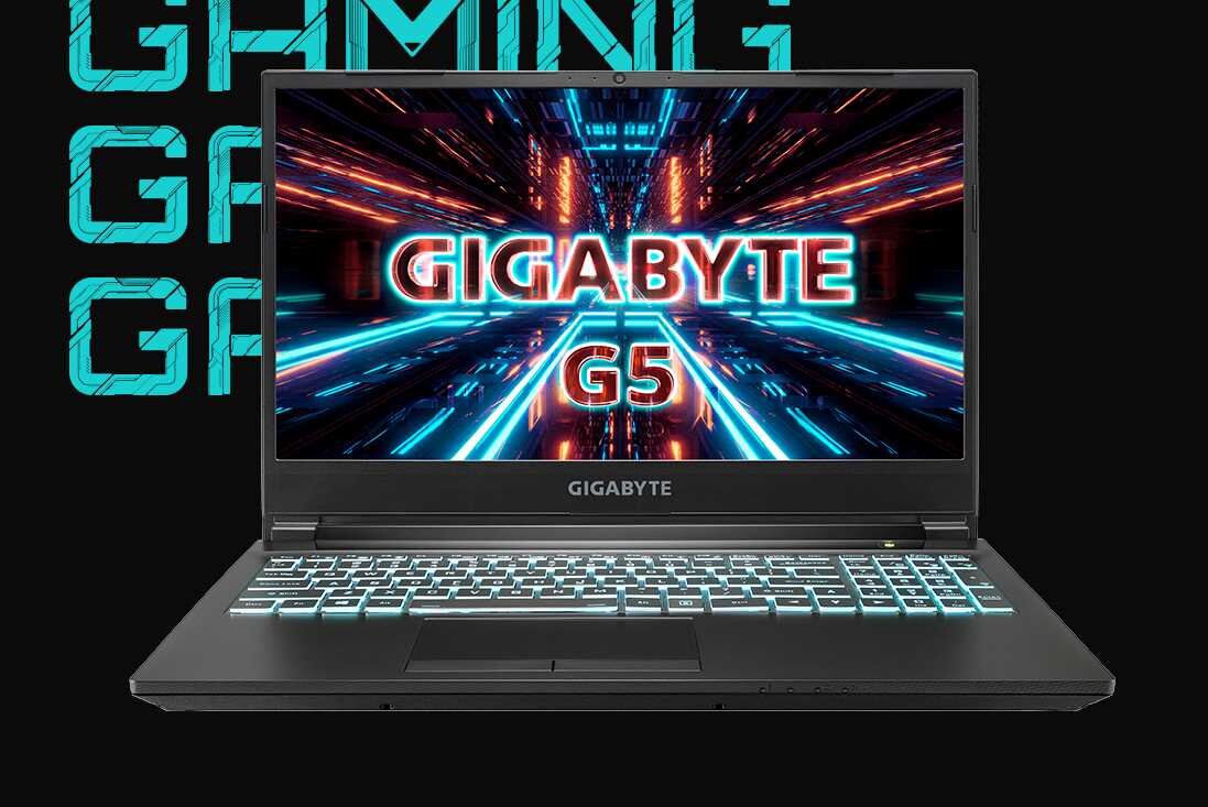 Laptop GIGABYTE G5 - Windows 11 Professional