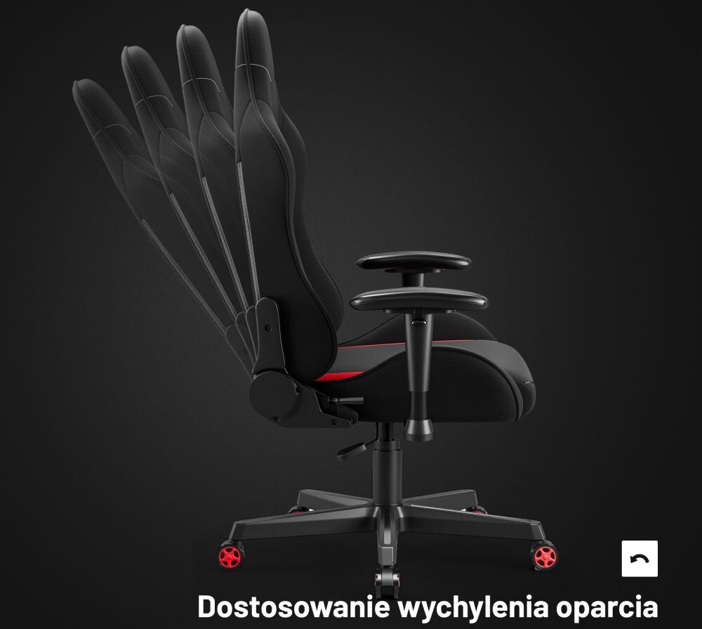 Fotel Diablo CHAIRS X-ST4RTER mozliwosci regulacje systemy technologie tilttech