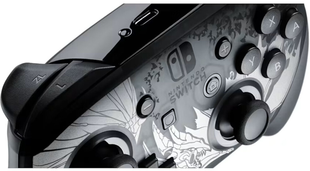 Kontroler NINTENDO Switch Pro MH Rise Sunbreak silniki wibracyjne