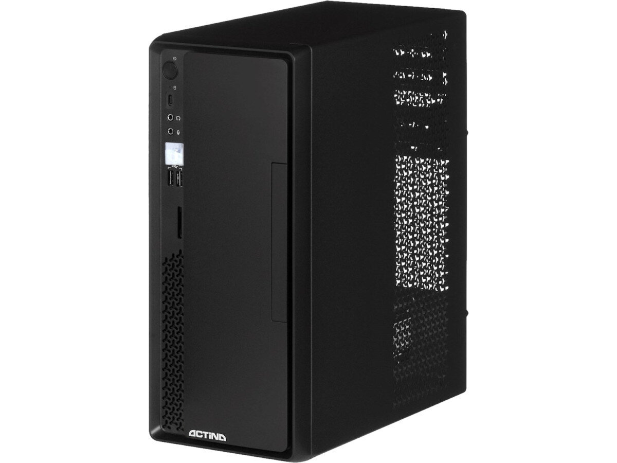 Komputer ACTINA R3-3200G 8GB RAM 512GB SSD Windows 11 Home dysk pojemność konstrukcja wielkość awaryjność wytrzumałość