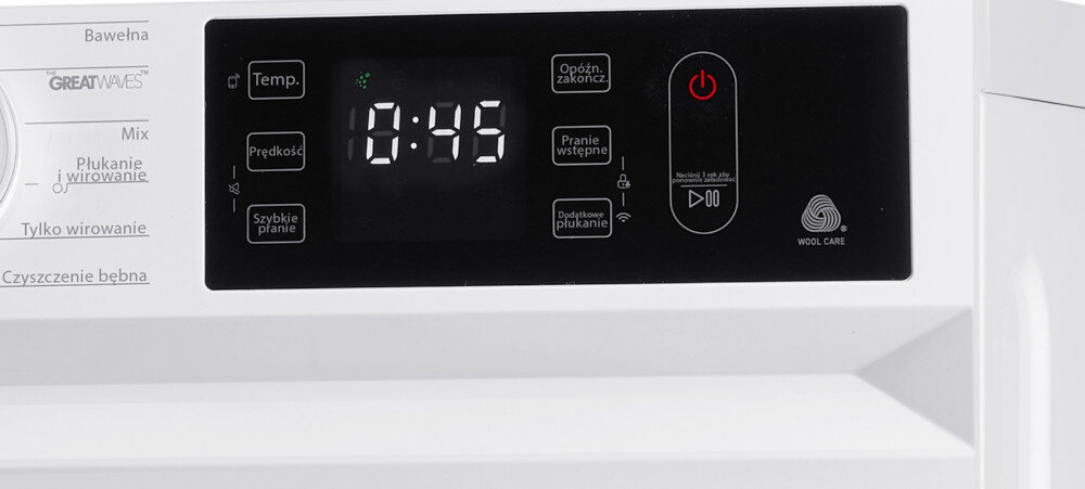 Pralka TOSHIBA TW-BL100S2PL wyświetlacz LED