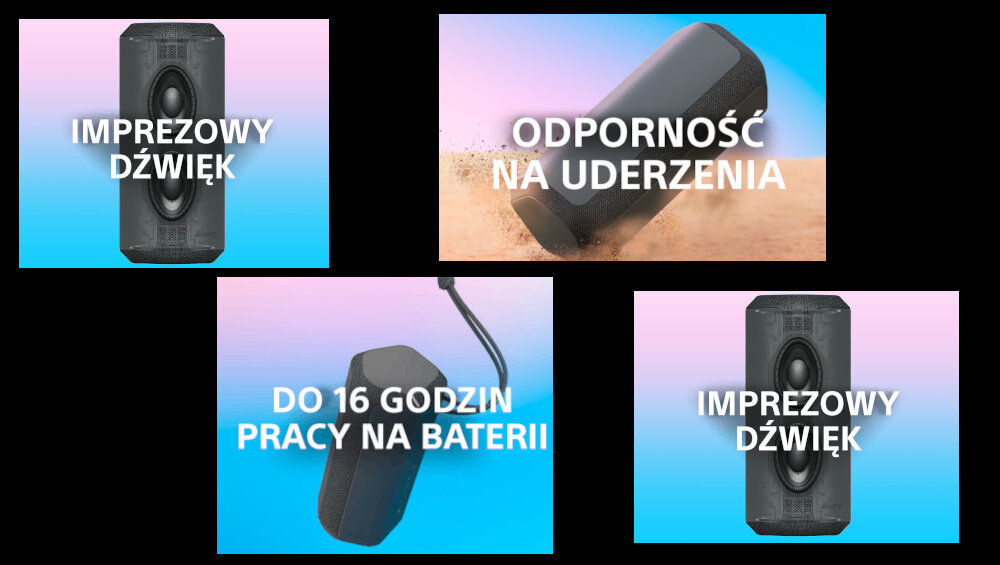 Głośnik mobilny SONY SRS-XE200