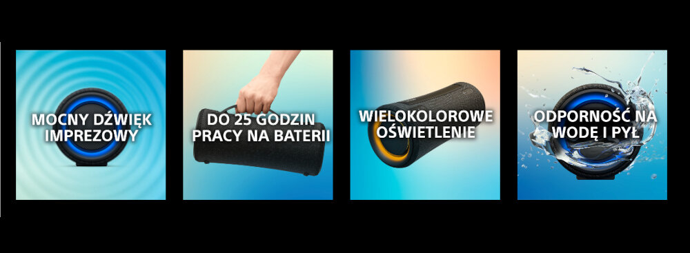 Głośnik mobilny SONY SRS-XE200