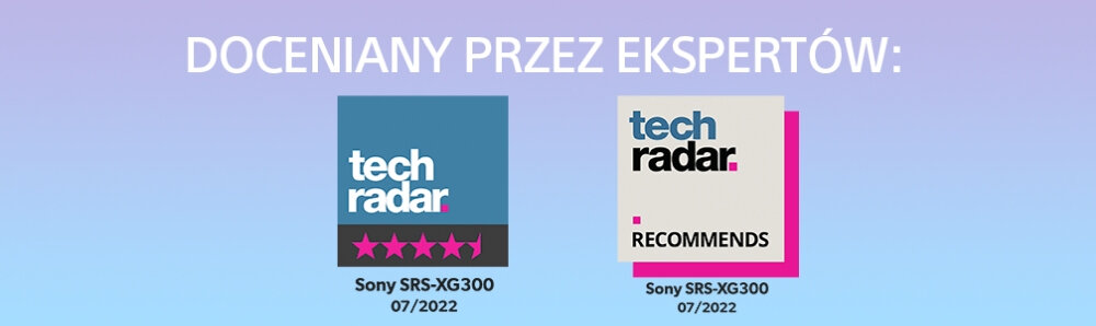 Głośnik mobilny SONY SRS-XG300 NAGRODA