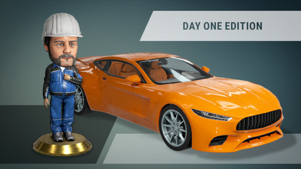 Construction Simulator - Day One Edition Gra kask wzory samochód sportowy