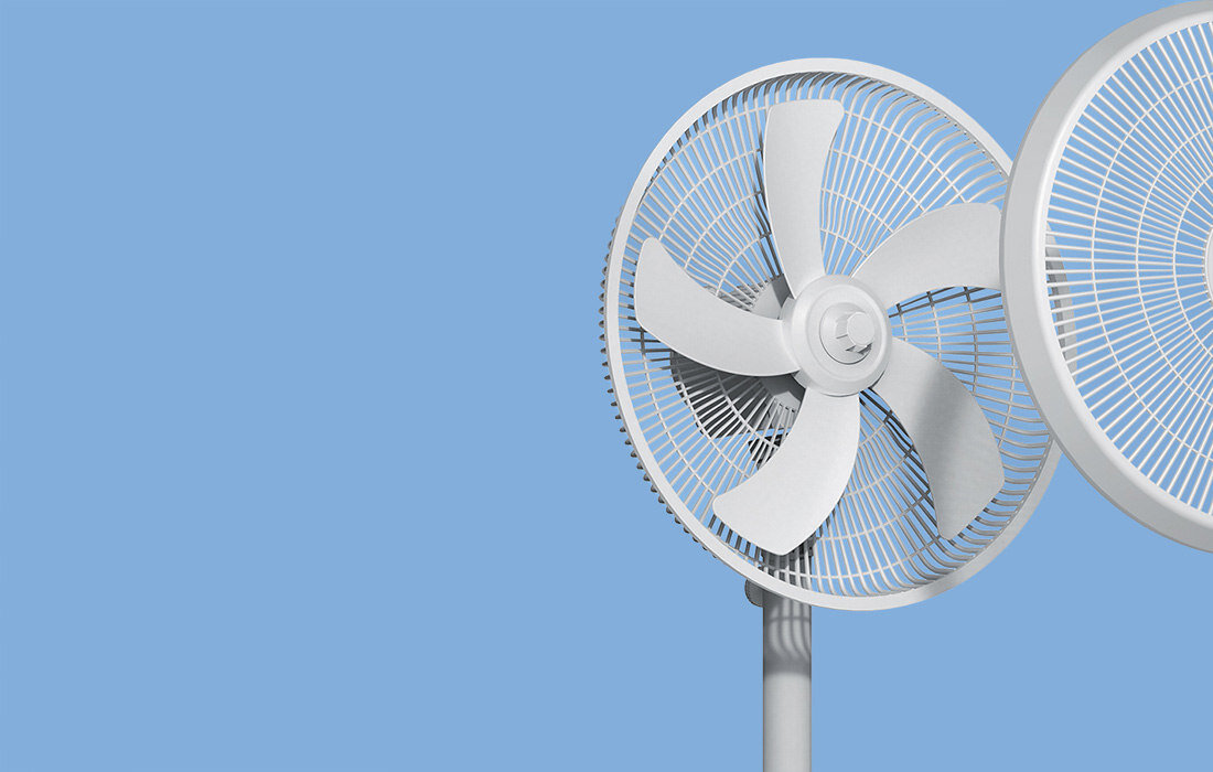 Wentylator DEERMA FD15W