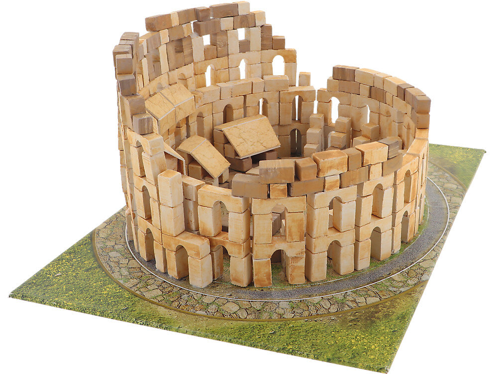 Klocki konstrukcyjne TREFL Brick Trick Travel Koloseum 61608 zamek dluga galeria