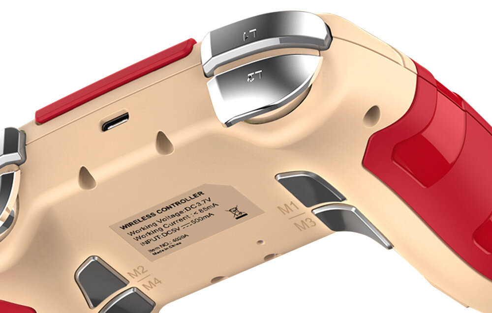 Kontroler IPEGA Ironman PG-P4020A Czerwony programowalne przyciski