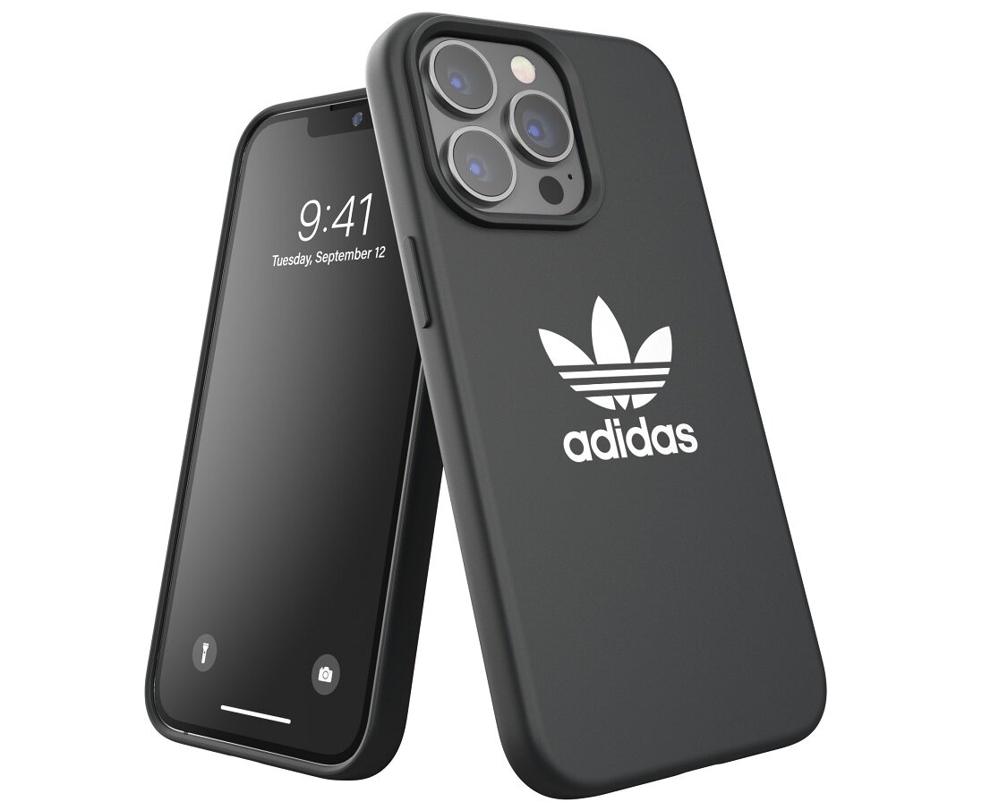 ETUI ADIDAS SILICONE LOGO TREFOIL DO IPHONE 13 PRO CZARNE sport innowacje