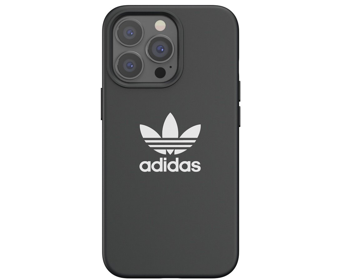 ETUI ADIDAS SILICONE LOGO TREFOIL DO IPHONE 13 PRO CZARNE eleganckie funkcjonalne
