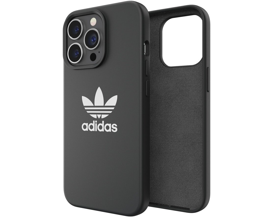 ETUI ADIDAS SILICONE LOGO TREFOIL DO IPHONE 13 PRO CZARNE moda trendy