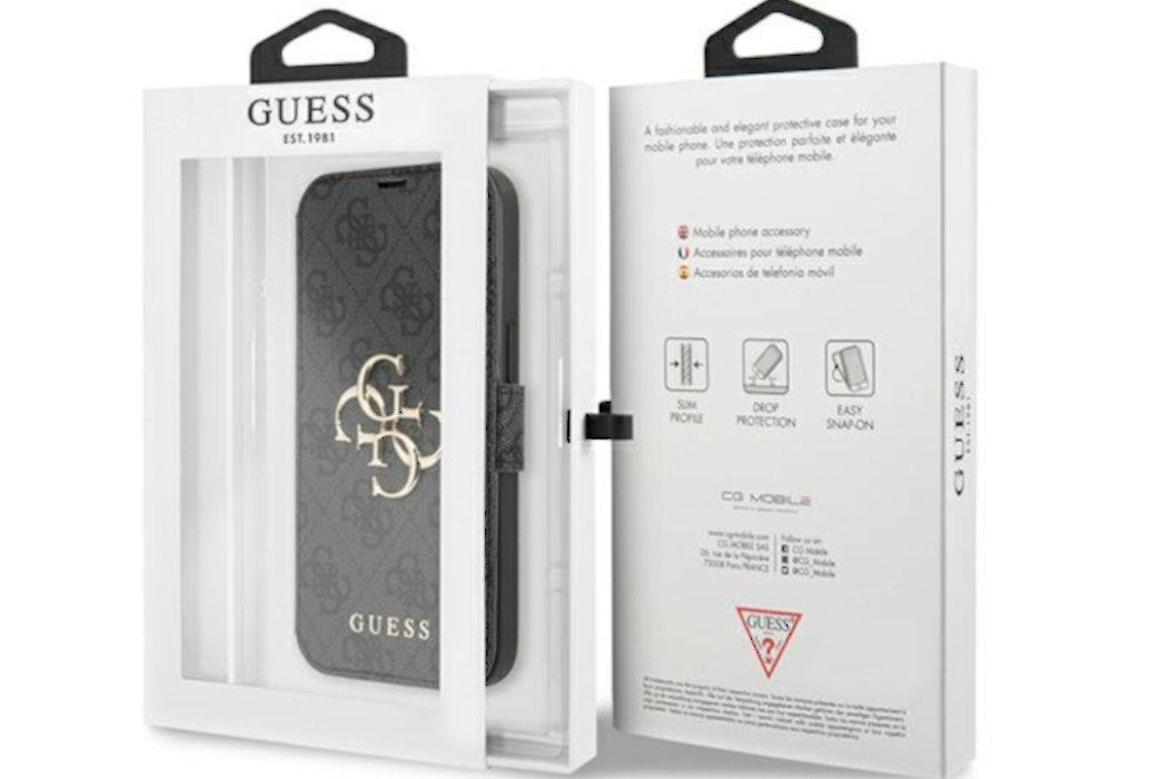 Etui GUESS 4G Big Metal Logo do Apple iPhone 13 Pro Max luksus wytrzymałość marka elegancja styl wyrafinowanie