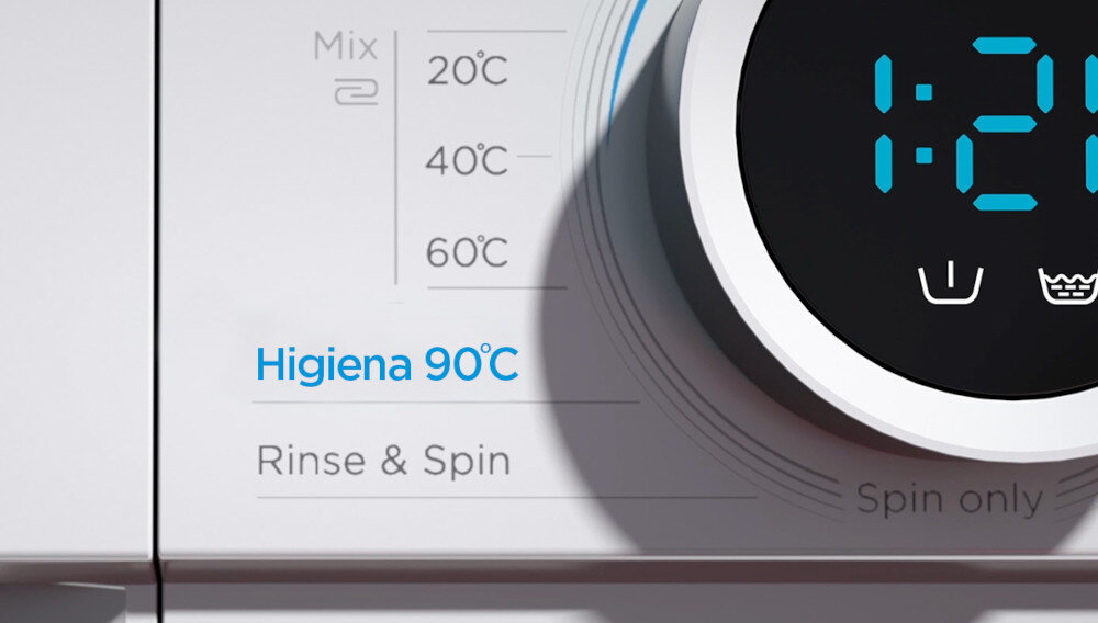 Pralka MIDEA MF200W80WB-PL higiena uswanie zarazków plam
