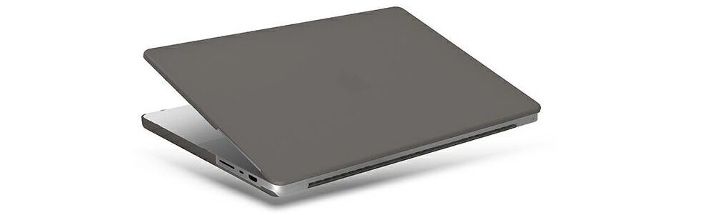 Etui na laptopa UNIQ Claro do Apple MacBook Pro 14 Przezroczysto szary