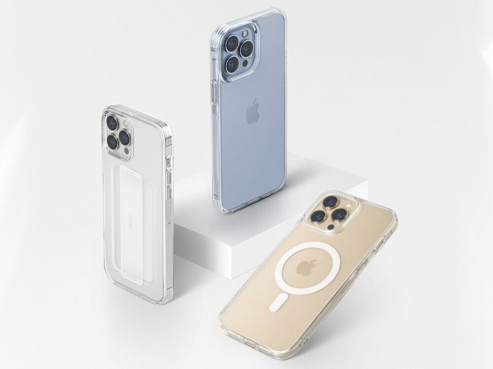 Etui UNIQ Heldro iPhone FlexGrip™ pasek ochronny