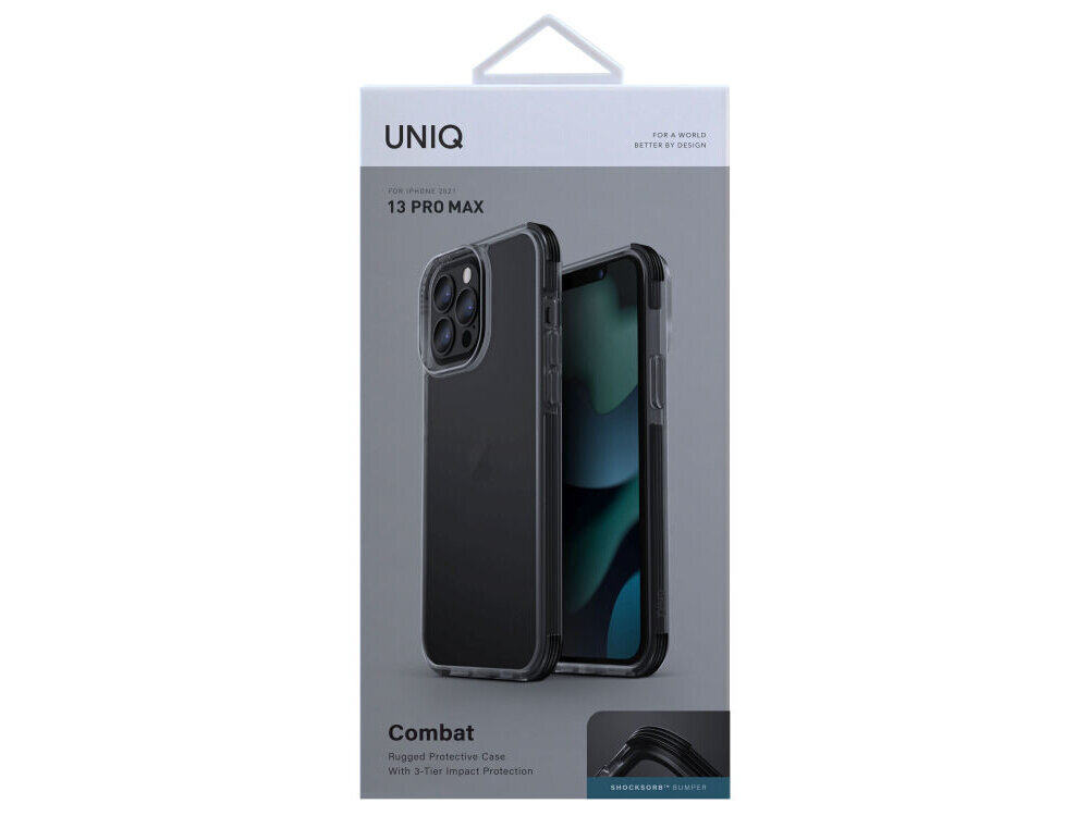 Etui UNIQ Combat wzmocnione narożniki 3-poziomowa struktura podniesione krawędzie