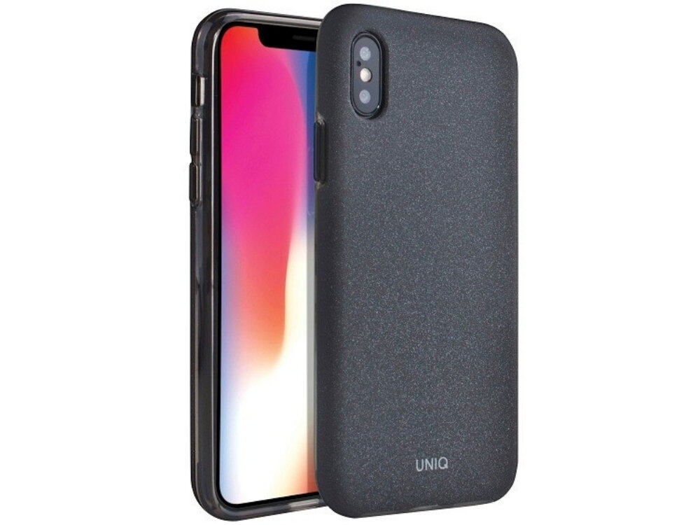 Etui UNIQ Lithos teksturowane wykończenie nowoczesny design iPhone X/Xs