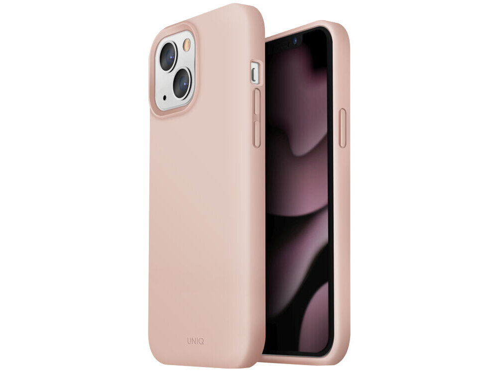 Etui UNIQ Lino silikonowa powierzchnia mikrofibra przyciski Soft Touch ochrona