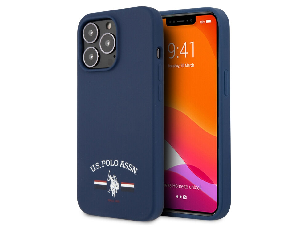 US POLO ASSN Silicone Collection - etui na telefonie od przodu i od tyłu