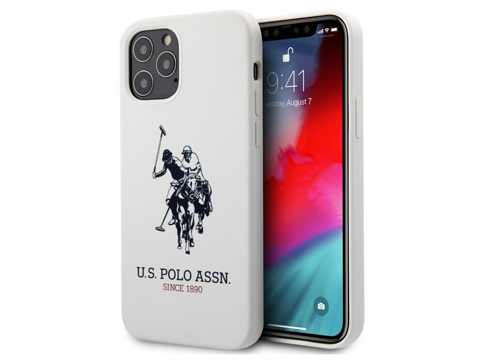 US POLO ASSN Silicone Collection - etui na telefonie od przodu i od tyłu