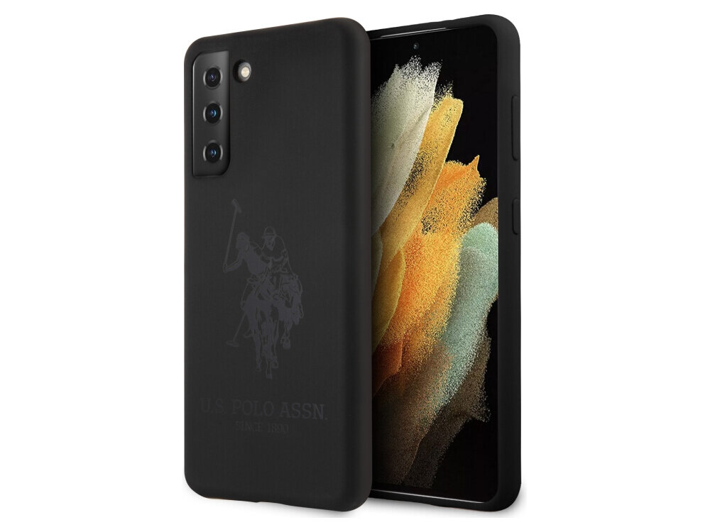 Etui US POLO ASSN Silicone On Tone - etui na telefonie od przodu i od tyłu