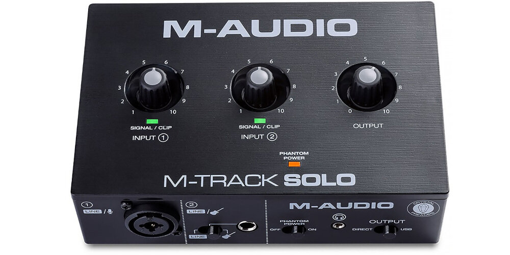 Interfejs audio M-AUDIO M-Track Solo - Interfejs audio USB