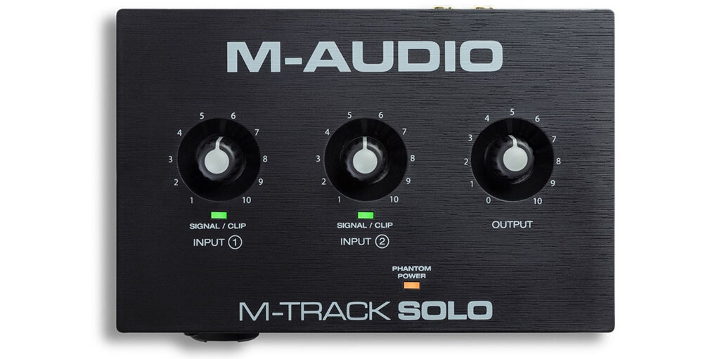 Interfejs audio M-AUDIO M-Track Solo - Monitorowanie dźwięku