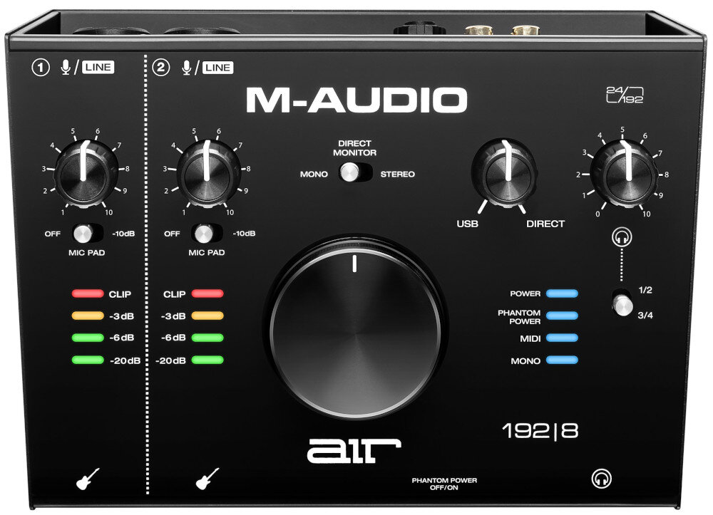 Interfejs Audio M-AUDIO AIR 192/8 - Profesjonalny interfejs audio