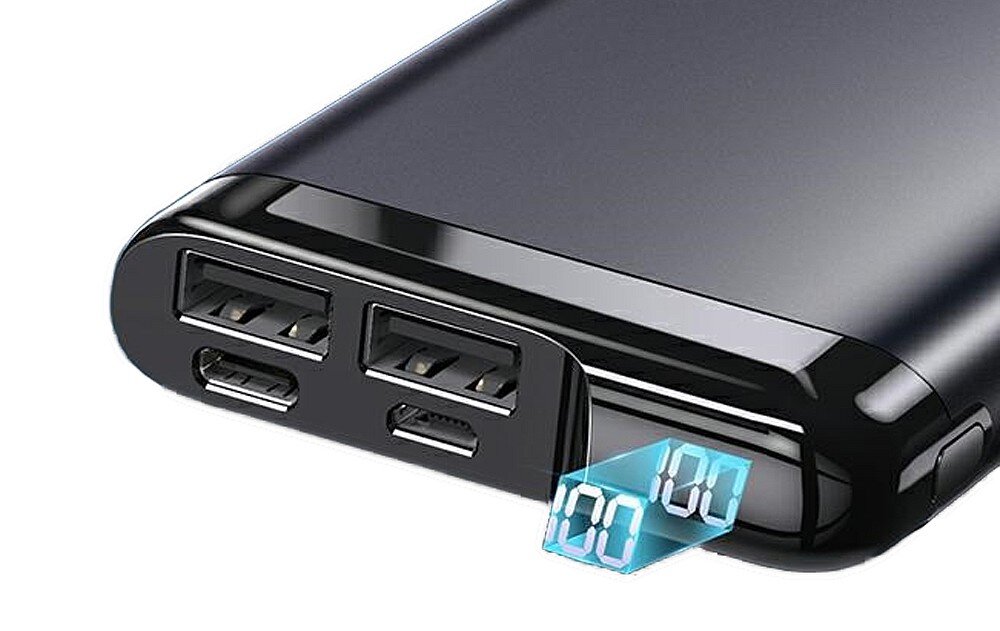 Powerbank USAMS PB55 10000mAh duza ilosc mocy szybkie ladowanie bezpieczny