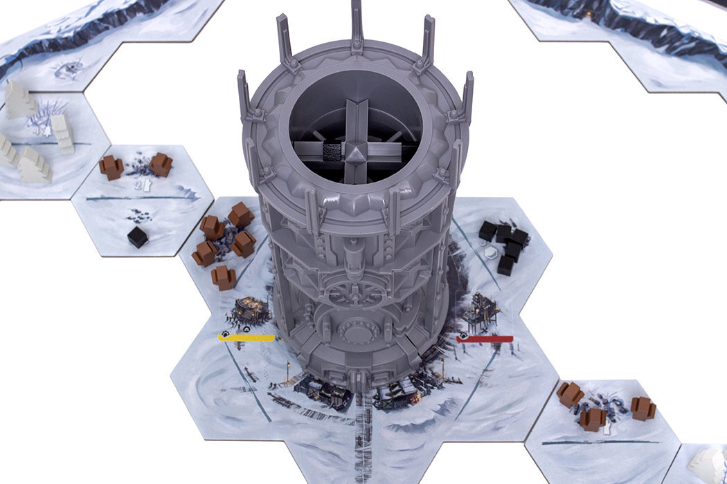 Gra planszowa REBEL Frostpunk 2001392 zabawa chłód mróz postapo destrukcja rebelia świat decyzje konsekwencje