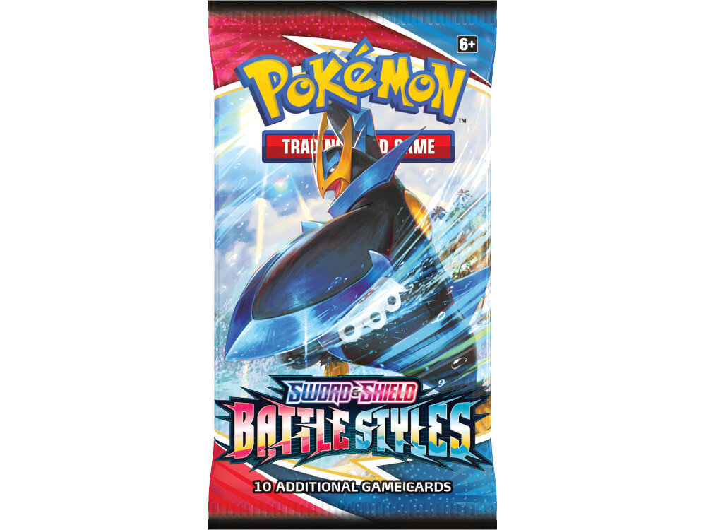 Gra karciana REBEL Pokémon TCG: Sword & Shield Battle Styles Booster 2000738 (36 kart) dwa rodzaje ataku