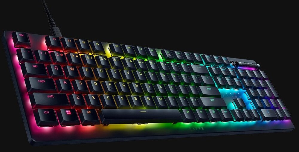 Klawiatura RAZER DeathStalker V2 przewodowe rozwiązanie łączność czas reakcji podświetlanie oprogramowienia wydajność obsługa wygoda zastosowanie