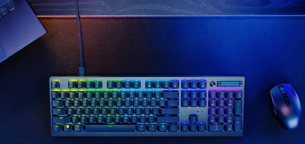 Klawiatura RAZER DeathStalker V2 przewodowe rozwiązanie łączność czas reakcji podświetlanie oprogramowienia wydajność obsługa wygoda zastosowanie