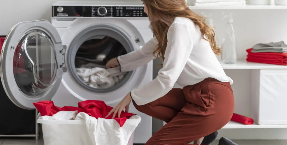 Pralko-suszarka HOOVER HDP4149AMBC 1-S cykl higieniczny usunięcie alergenów