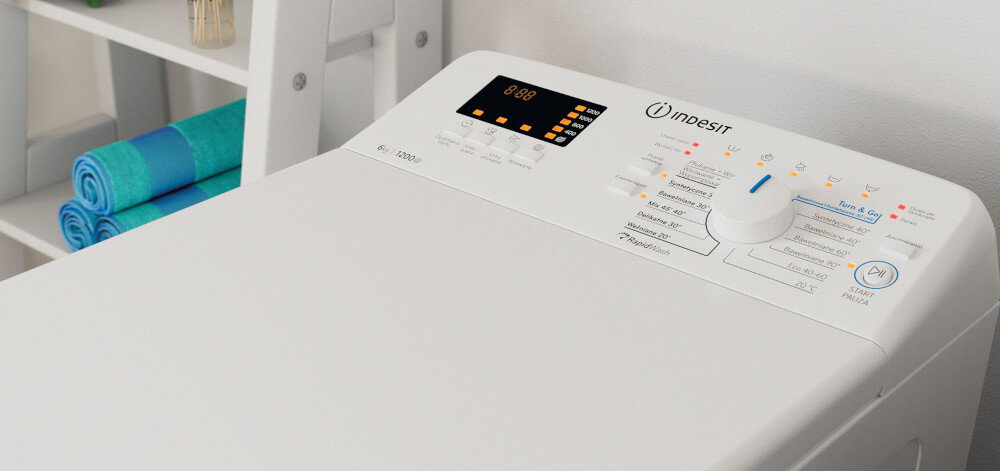 Pralka INDESIT BTWS6230PPL PL P 7kg 1200 obr wyświetlacz