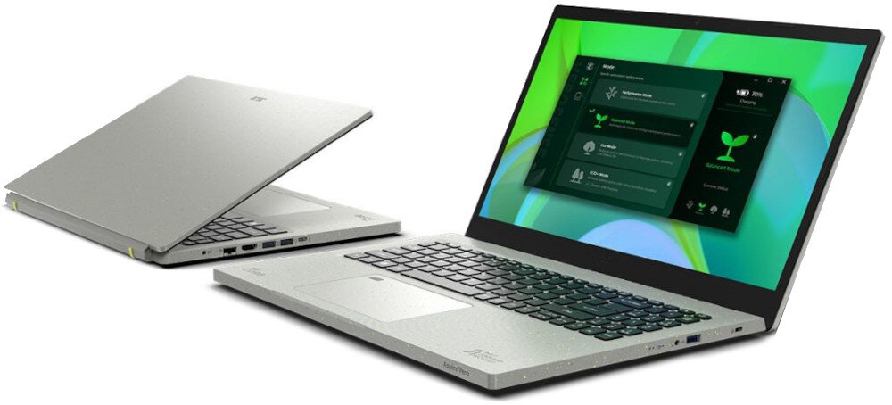 Laptop ACER Aspire Vero wydajne wnetrze