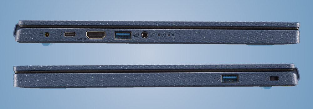 Laptop ACER Aspire Vero AV14-51-58V8 łączność Wi-Fi porty złącza