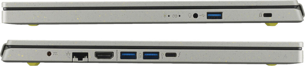 Laptop ACER Aspire Vero AV15-52-73F2 łączność Wi-Fi Bluetooth porty