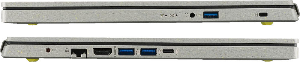 Laptop ACER Aspire Vero AV15-52-52MT łączność Wi-Fi porty złącza