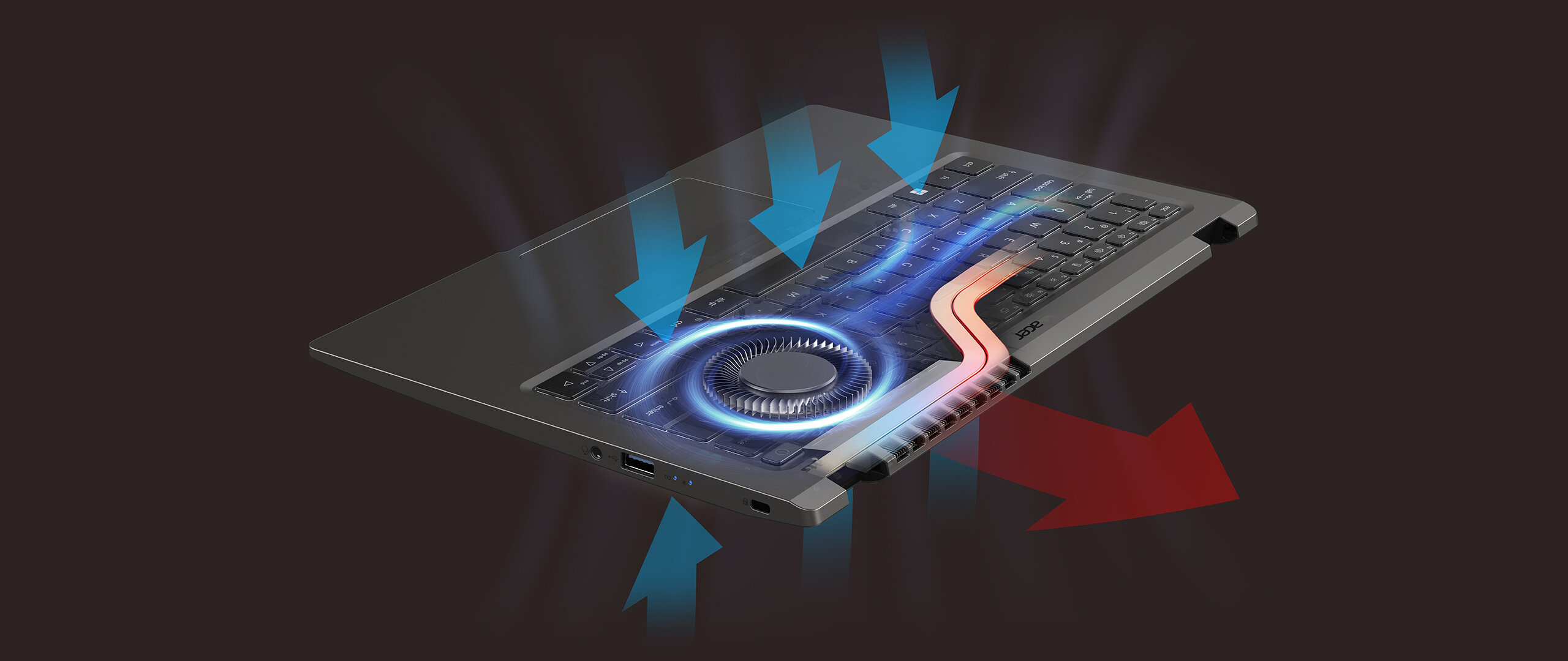 Laptop ACER Swift 3 Zachowaj zimną krew