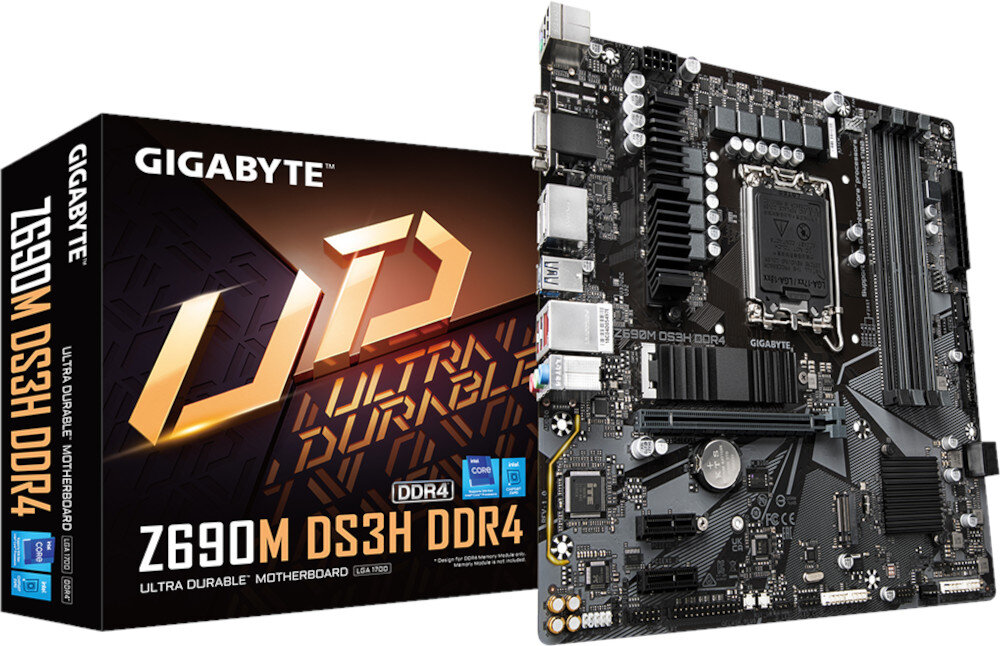 Plyta glowna GIGABYTE Z690M DS3H zawartosc zestawu