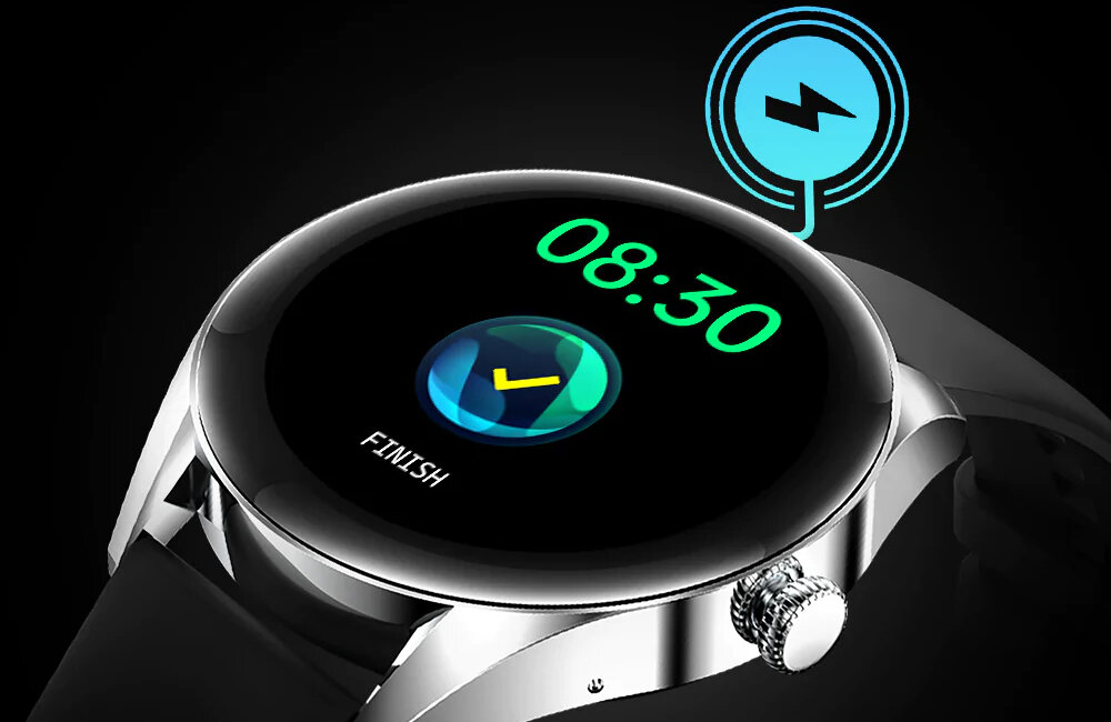 Smartwatch KUMI GW3 Czarny czas pracy czas działania bateria litowo-polimetrowa pojemność