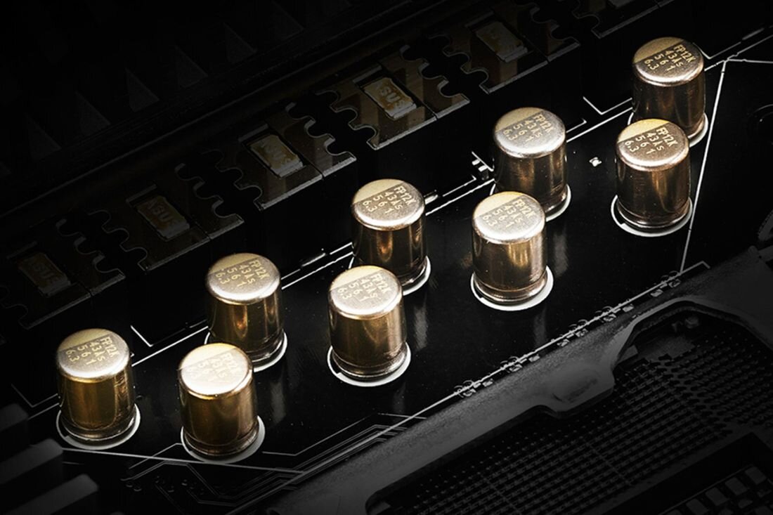 Komputer ASUS ExpertCenter D500TC - kondensatory typu solid 