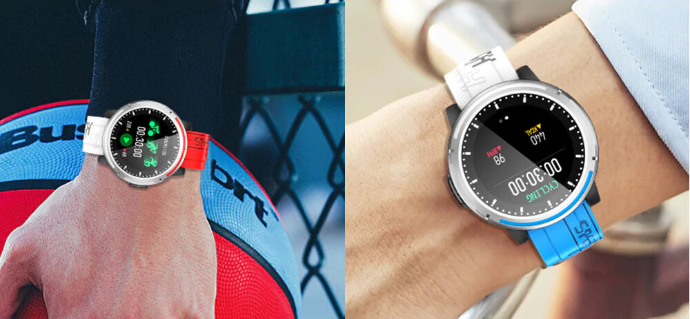 Smartwatch KUMI M1 android ios mikrofon głośnik bluetooth połączenia sms e-mail